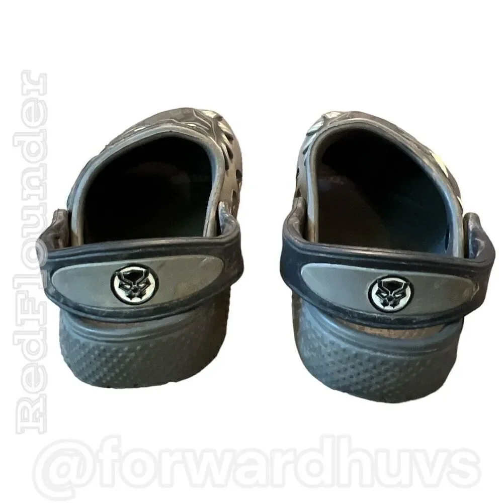 Crocs Boys' Child Black Panther Fun Lab Clog Size C9